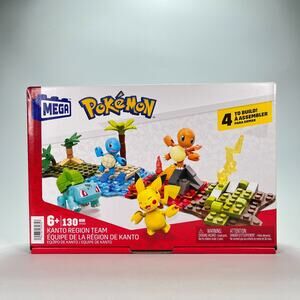 Mega Construx Pokémon Kanto Region Multicolor Team Assemble Build Set 130 Pieces
